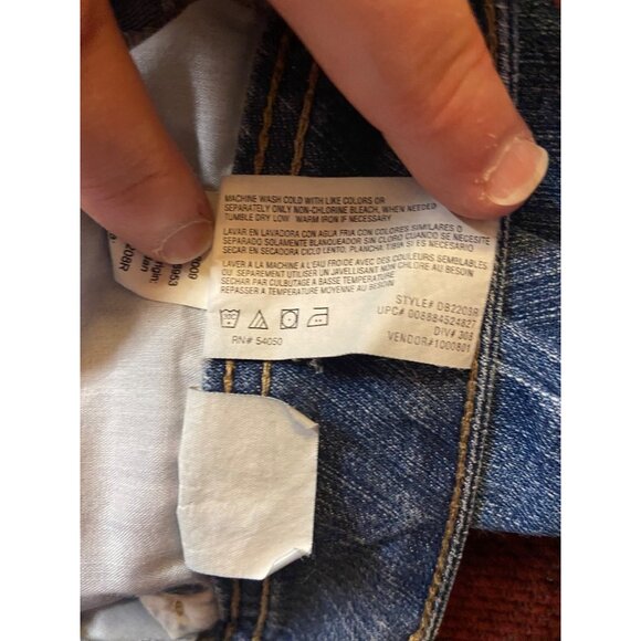 Nine West Jeans Womens 12 Blue Straight Leg Mid Rise Stretch Denim Classic Y2K - Picture 8 of 10